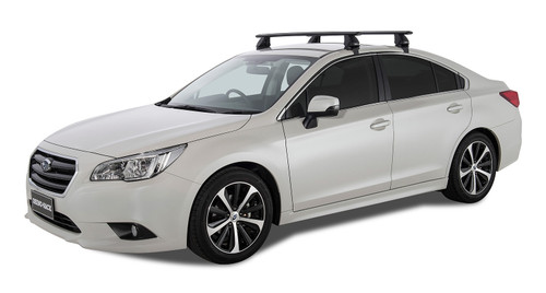 Rhino-Rack 15-19 Subaru Legacy 4 Door Sedan Vortex 2500 2 Bar Roof Rack - Black JA6358