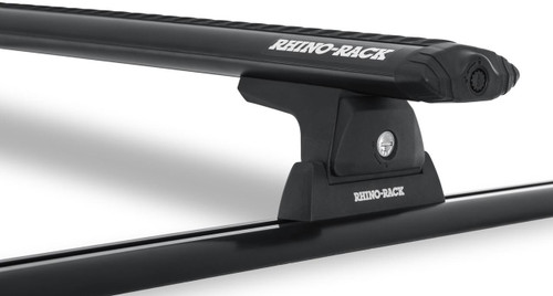  Rhino-Rack 07-21 Toyota Tundra 4 Door Pick Up Vortex RLT600 Track Mount 1 Bar Roof Rack - Black JA8117 