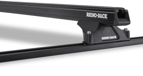  Rhino-Rack 99-07 Ford F250 4 Door Pick Up Heavy Duty RLTP Track Mount 2 Bar Roof Rack - Black JA8716 