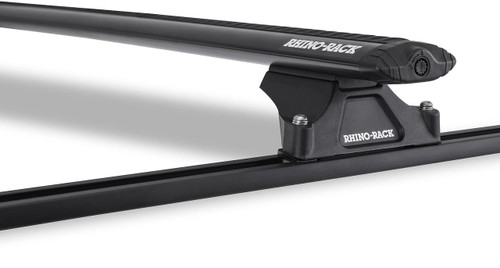  Rhino-Rack 90-95 Nissan Pathfinder 4 Door SUV Vortex RLTP Track Mount 2 Bar Roof Rack - Black JA8737 