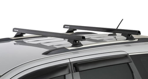  Rhino-Rack 11-20 Jeep Grand Cherokee 4 Door SUV Heavy Duty RCL 2 Bar Roof Rack - Black JA9435 