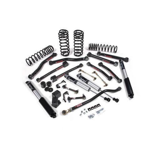 JKS Manufacturing 2018-2024 Jeep Wrangler JL J-Krawl 2.5 Inch Lift Kit 4 Door w/Fox 2.5 Performance Shocks Standard Rate Coils JSPEC JSPEC125PS 