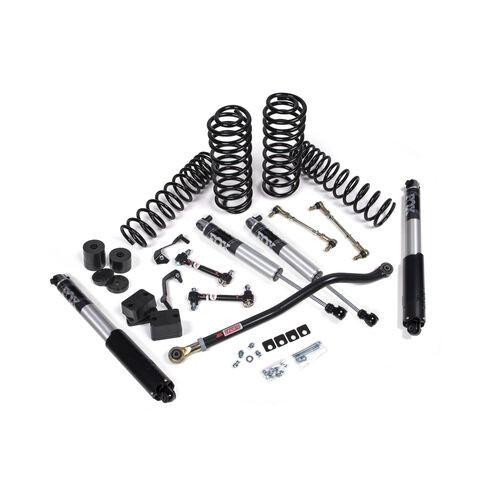JKS Manufacturing 2018-2024 Jeep Wrangler JL J-Venture 3 Inch Lift Kit 2 Door w/Fox 2.5 Performance Series Shocks HD Rate Coils JSPEC JSPEC133PS 