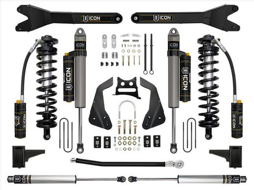 ICON 05-07 FORD F250/F350 4-5.5" STAGE 5 COILOVER CONVERSION SYSTEM W RADIUS ARM 