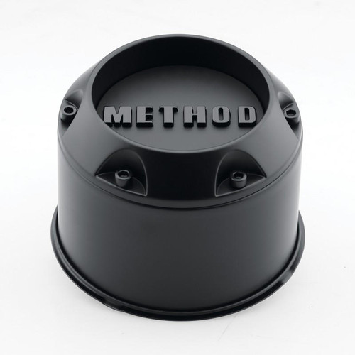 Method Wheels Method Cap 1717 - 150mm - Black - Push Thru 
