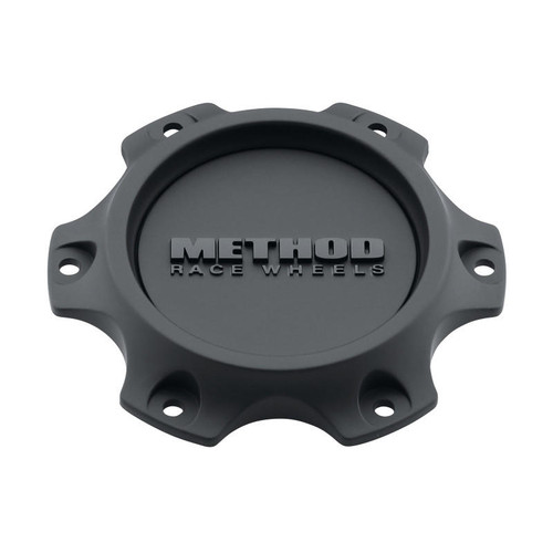 Method Wheels Method Cap T079 - 110.5mm - Black - 1 Piece - Screw On 