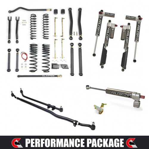 Clayton Off Road **Discontinued**3.5 Inch Gladiator Diesel Premium Lift Kit Package Deal Clayton Off Road 