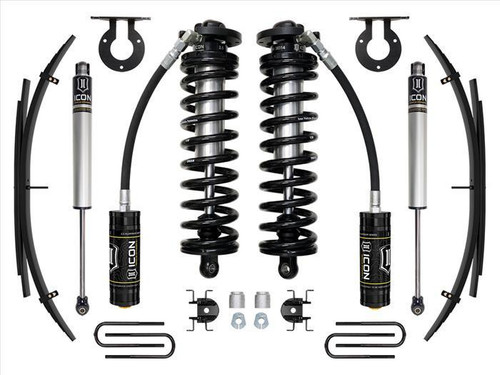 ICON 11-16 FORD F250/F350 2.5-3" STAGE 1 COILOVER CONVERSION SYSTEM W EXPANSION PACK 