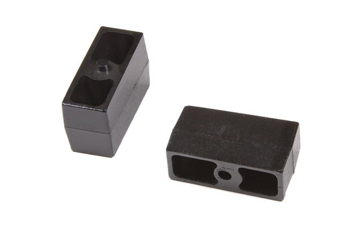 BDS Suspension Rear Lift Blocks - 3/4 in Pin - Cast Iron | 3 Inch Lift | Universal Fitment 