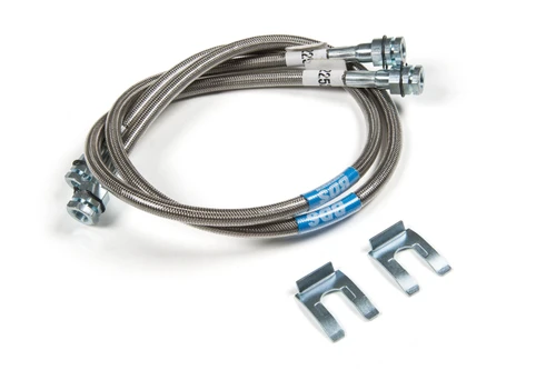BDS Suspension Rear Brake Line | Stainless Steel | Fits 4-8 Inch Lift | Ford F250/F350 Super Duty (11-15) 4WD 