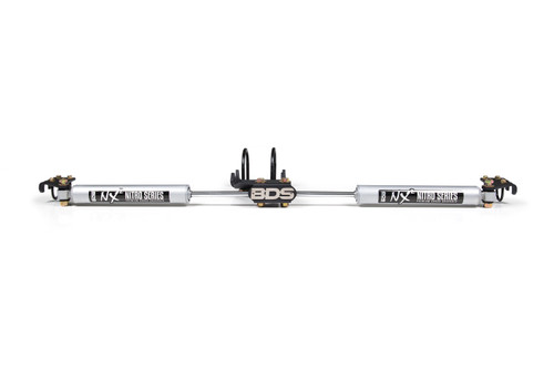 BDS Suspension Dual Steering Stabilizer Kit w/ NX2 Shocks | Fits 2.5-9 Inch Lift | Ford F250/F350 Super Duty (05-26) 4WD 