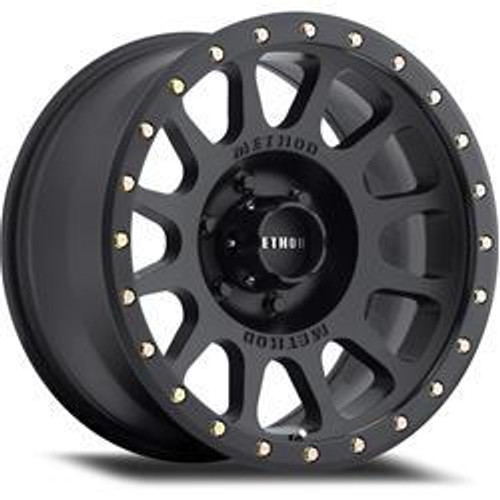 Method MR305 NV 17x8.5 0mm Offset 5x5.5 108mm CB Matte Black Wheel