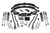 BDS Suspension 5.5 Inch Lift Kit w/ 4-Link | Ram 3500 (13-18) 4WD | Gas | Leaf Springs / FOX 2.0 Performance Series 