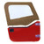 Spice Upper Door Skin Set for TJ Wrangler; Sold in Pairs Only