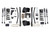 BDS Suspension 8 Inch Lift Kit | Long Arm | Dodge Ram 2500/3500 (03-07) 4WD | Diesel | Block Kit w/ 3-1/2 Inch Axle / FOX 2.0 Performance Series / Automatic 