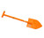 GP Factor CS-2.1 Camp Shovel - Two Piece - Orange 