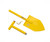 GP Factor CS-2.1 Camp Shovel - Two Piece - Yellow 