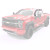 EGR 2019 Chevy 1500 Crew Cab In-Channel Window Visors - Matte Black