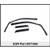 EGR 20-23 Chevrolet Silverado HD In-Channel Window Visors - Matte Black