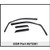 EGR 09+ Ford F/S Pickup Crew Cab In-Channel Window Visors - Set of 4 (573391)