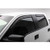 EGR 15+ Ford F150 Super Cab In-Channel Window Visors - Set of 4 - Matte (573475)
