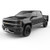 EGR 14+ Chev Silverado 5ft Bed Bolt-On Look Color Match Fender Flares - Set - Black