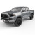  EGR 16+ Toyota Tacoma w/Mudflap Bolt-On Look Color Match Fender Flares - Set - Silver Sky 