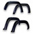  EGR 16+ Toyota Tacoma w/Mudflap Bolt-On Look Color Match Fender Flares - Set - Black 