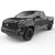  EGR 14+ Toyota Tundra Bolt-On Look Color Match Fender Flares - Set - Black 