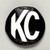 KC HiLiTES KC Hilites 5 in Light Cover - Round - Soft Vinyl - Pair - Black / White KC Logo K135400 