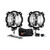 KC HiLiTES KC Hilites 6 in Pro6 Gravity LED - Infinity Ring - 2-Light System - 20W Spot Beam K1391301 