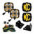 KC HiLiTES KC Hilites FLEX ERA 4 - 2-Light System - Pillar Mount - 80W Spot Beam - for Jeep JK K1397138 