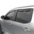  EGR 2022+ Nissan Frontier In Channel Window Visors Front/Rear Set - Dark Smoke Crew Cab 