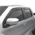  EGR 2022+ Nissan Frontier In Channel Window Visors Front/Rear Set - Dark Smoke Crew Cab 