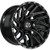  TIS 554BM 22X10 6X135 6X5.50 Black -19 108 