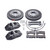 Powerbrake X-Line: 90-97 Toyota Land Cruiser 80 Series 17" Wheels Grey
