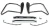  WARN TRANS4MER GRILLE GUARD KIT - SIERRA HD FULL GUARD 110787 