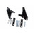 Zone Offroad Zone 3" Rear Bumper Relocation Brackets 