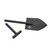 GP Factor CS-2.1 Camp Shovel - Two Piece - Textured Black 