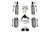 TeraFlex 07-18 Wrangler JK 4 Door 3 Inch Coil Spring Base Lift Kit No Shocks TeraFlex 1151200 