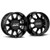 DDC Wheels Dually Wheels The Ten Forged 22x8.25 8x200 Black/Mill SS Fronts 05-23 Ford F-350 11-14 Ford F-450  DDC Wheels 