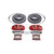 Powerbrake X-Line: 24-Current Ford Ranger T6.2 (Rear Disk brake) Red 