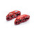 Powerbrake X-Line: 24-Current Ford Ranger T6.2 (Rear Disk brake) Red 