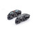 Powerbrake X-Line: 90-16 Land Rover Defender 14.6" Front Kit Grey 
