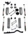 TeraFlex 07-18 Wrangler JK 4 Door 3 Inch Coil Spring Base Lift Kit w/ Front Track Bar & 9550 VSS Twin-Tube TeraFlex 1251220 