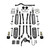 TeraFlex 07-18 Wrangler JK 4 Door 3 Inch Alpine CT3 Short Arm Suspension System No Shocks TeraFlex 1323000 