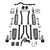 TeraFlex 07-18 Wrangler JK 4 Door 3 Inch Sport ST3 Suspension System No Shocks TeraFlex 1313000 