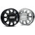 DDC Wheels Dually Wheels The Shield 22x8.25 10x225 Gloss Black 05-10 Ford 15-25 F-450/F-550 Dodge Ram 08-25 4500/5500 DDC Wheels 