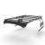 TrailRax Modular Roof Rack - Ford Bronco 2-Door - Standard Deflector /w Pak Rax 