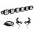 XL Pro Linkable Sport Bumper Light Kit 21-26 Bronco w/ OE Plastic Bumper (Multi-Pattern Clear Upfitter Wiring) Baja Designs